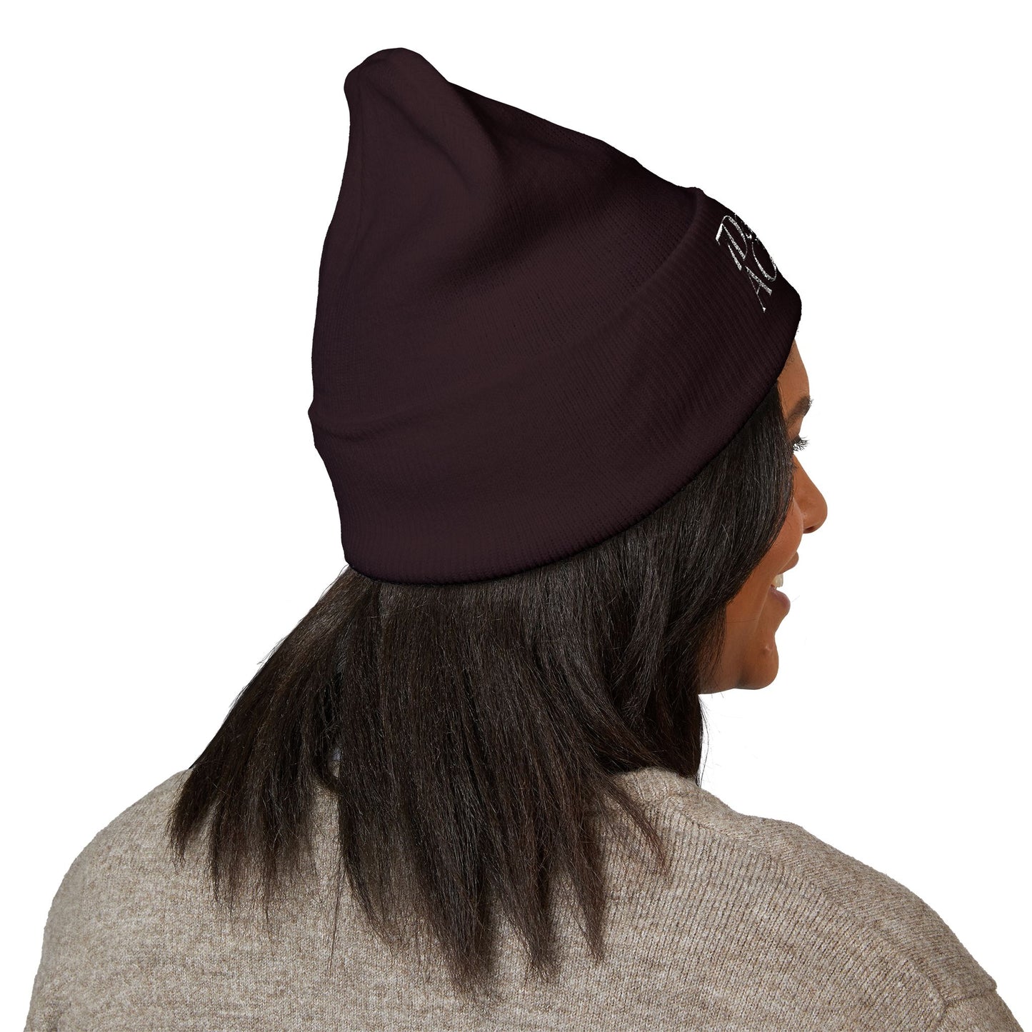 Embroidered '7 Days A Cappella' Cuffed Beanie — Cozy Winter Music Gift